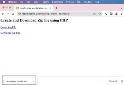Key Features of ZipArchive