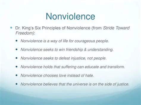 Key Principles of Nonviolent Resistance