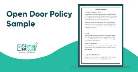 Key Provisions of the Open Door Policy