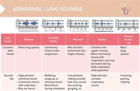 Knowledge of normal and abnormal sounds