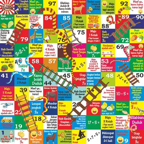 Konsep Matematika di Balik Permainan Ular Tangga