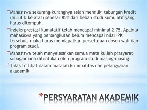 Kurangnya Prestasi Akademik