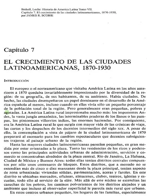 La Crecimiento Exponencial de las Ciudades Latinoamericanas