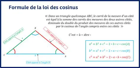 La Formule de la Loi des Cosinus