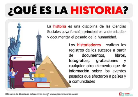 La historia es un tema fundamental