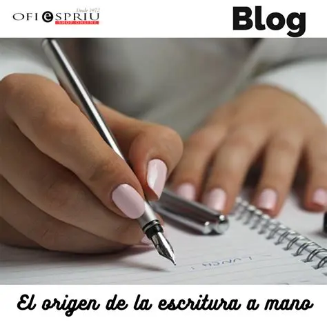 La importancia de la escritura a mano
