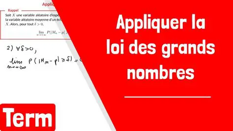 La Loi des Grandes Nombres