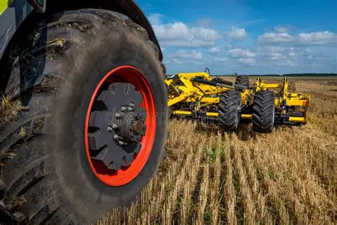 La Rueda Grande de un Tractor