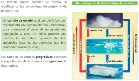 La temperatura y el cambio de estado