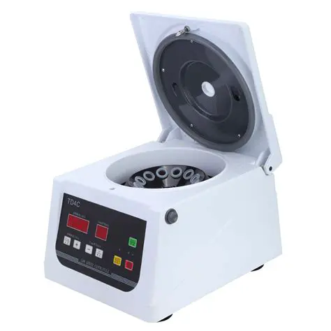 La velocidad de la centrifugadora