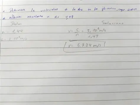 La Velocidad de la Luz en la Glicerina