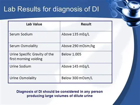 Laboratory Values for Diagnosing DI