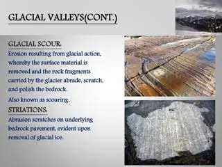 Landscape Surfaces Resulting from Glacial Erosion