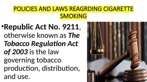 laws regulating tobacco use
