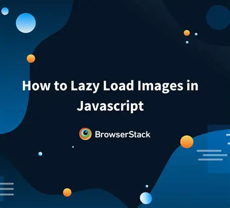 Lazy loading for images and components