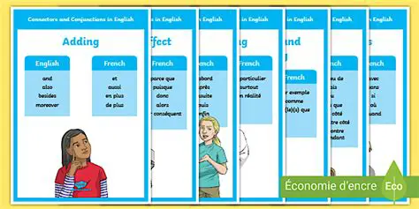 Les conjonctions anglaises