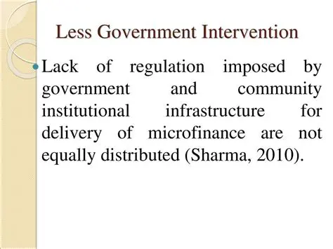 Less Government Intervention