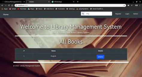 Library Website Management