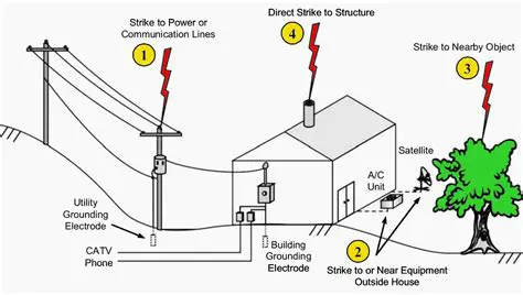 Lightning Strike Regarding Phase Wire