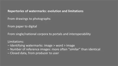 Limitations of Image Watermarks