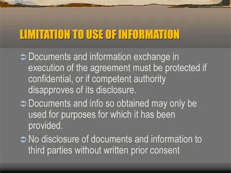 Limitations of Information Features