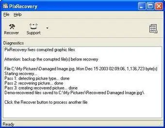 Limitations of PixRecovery
