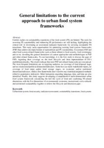 Limitations of the Current Approach