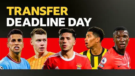 Live Update: Transfer Deadline Day – The Ultimate Thrill Ride for Football Fans