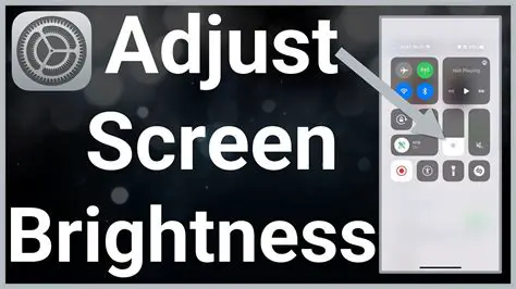 Locating the Adjust Picture Brightness Option