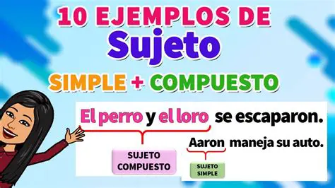 Los Sujetos y los Complementos