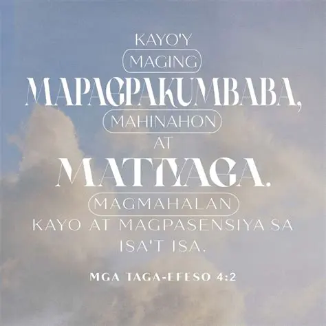 Maging matiyaga at matapang