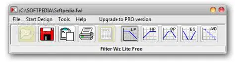 Main Features of Filter Wiz Lite