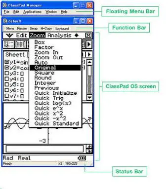 Main Features of the ClassPad Manager