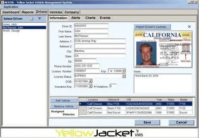 Main Features of the NEXTEK Yellow Jacket Application