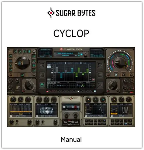 Main Features of the Sugar Bytes Cyclop