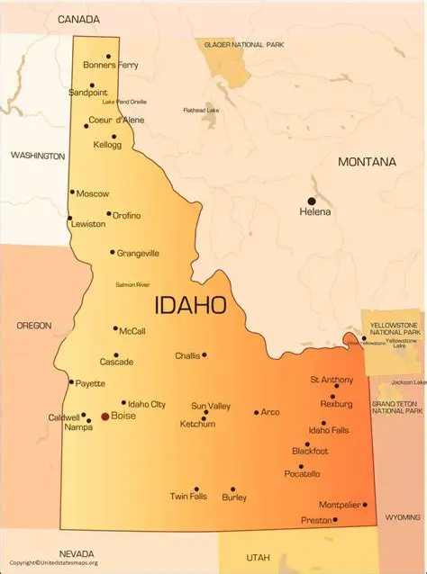 Navigating the Gem State: A Comprehensive Map of Southern Idaho Cities