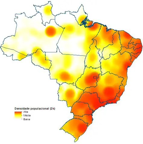 Mapas de densidade populacional
