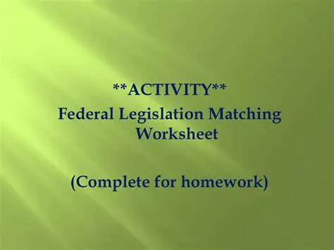 Matching the Legislation with Its Goals
