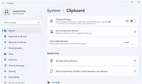 Mate Desktop clipboard settings