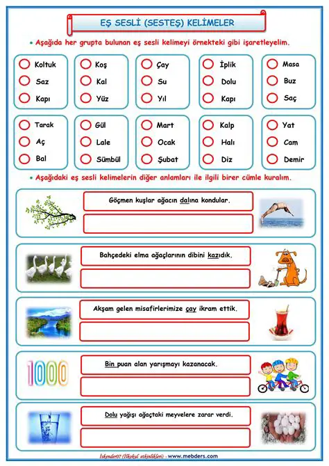 Matematik ve Sesli Kelimeler