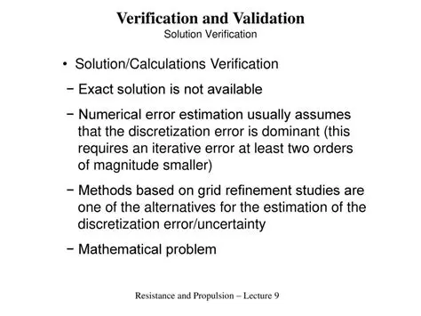 Mathematical Equations and Verification