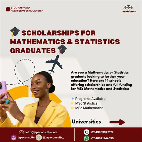 Mathematics and Statistics Scholarships