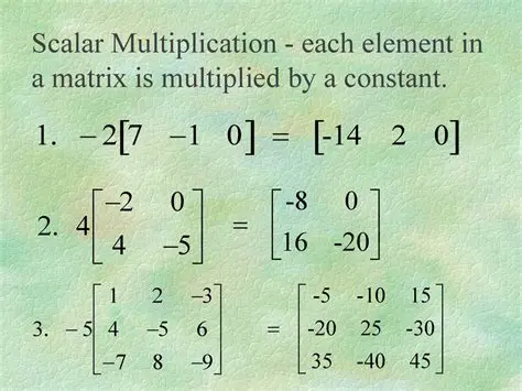 Matrix Multiplication with a Scalar
