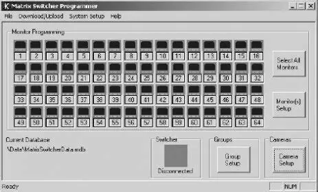 Matrix switcher programming