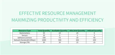 Maximizing Resource Efficiency