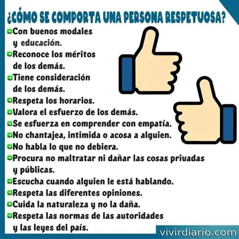 Me considero una persona amable y respetuosa