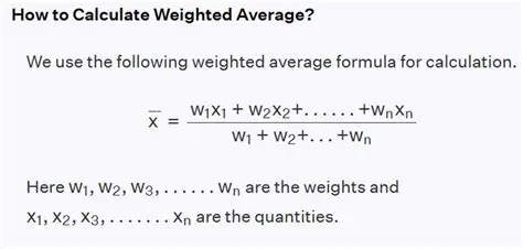 Mean is a weighted average