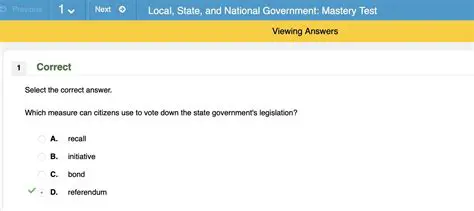 Measures to Vote Down State Government Legislation