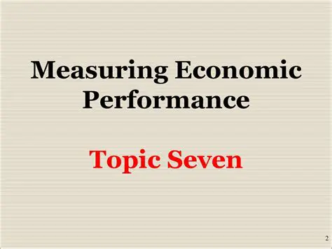 Measuring Economic Performance