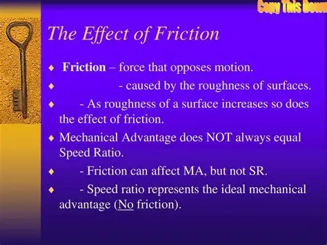 Measuring the effect of friction